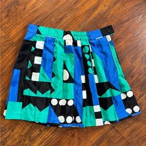 Vintage retro silky tennis skirt